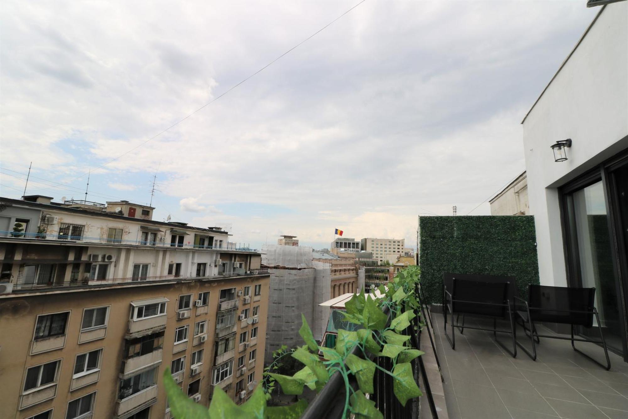 Deluxe Skyline Retreat Studio - Old Town 布加勒斯特 外观 照片